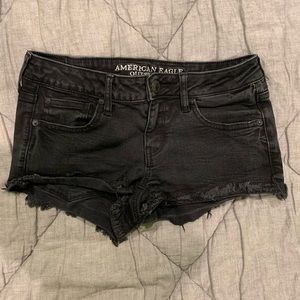 American Eagle Black Jean shorts